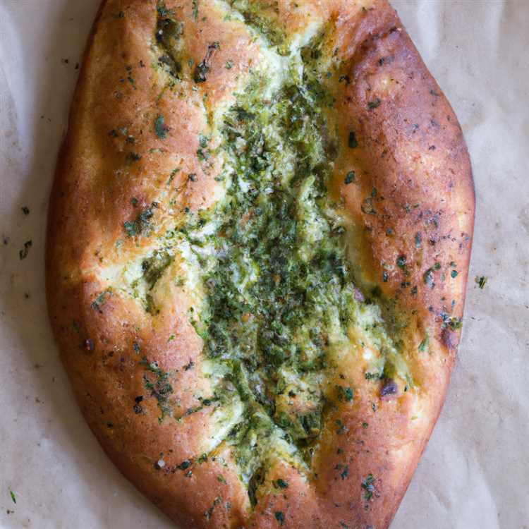 Приготовление хлеба фокачча с зеленью